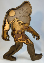 Load image into Gallery viewer, Bigfoot 11.5&quot; tall (scene with 5 layers)