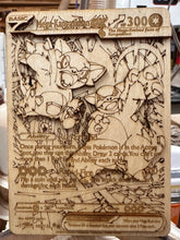 Load image into Gallery viewer, Pokémon Card - laser engraved and cut